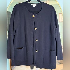 J. Crew Black Knit Giselle Sweater